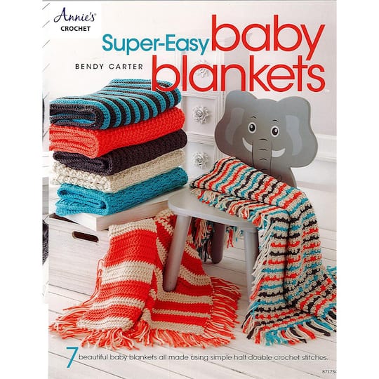 Annie&#x27;s Crochet Super-Easy Baby Blankets Book